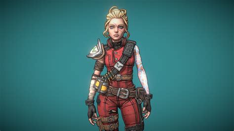 Borderlands Fanart Sélero Melane Oc 3d Model By Luisservin89