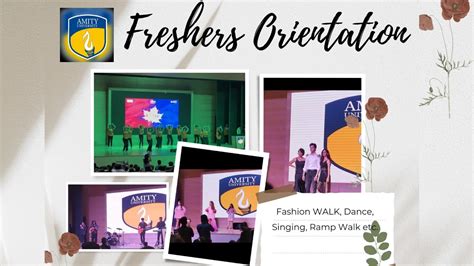Freshers Orientation Program Amity University Gurugram Haryana Dance