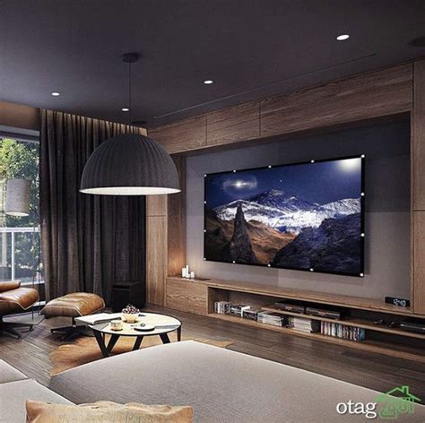 آشنایی با طراحی تی وی روم، مینیمالیست و مدرن | Modern tv room, Living