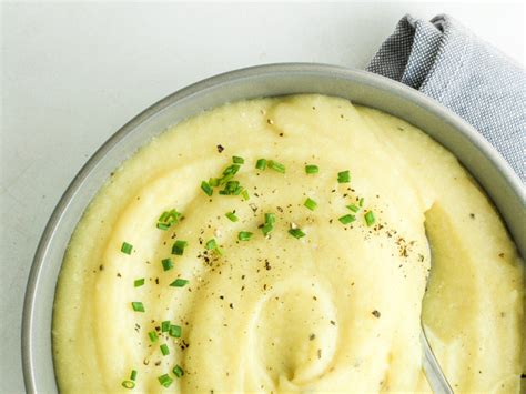 Creamy Cauliflower Mashed Potatoes Vegan Cauliflower Mashed