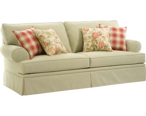 Broyhill Plaid Sleeper Sofa Baci Living Room