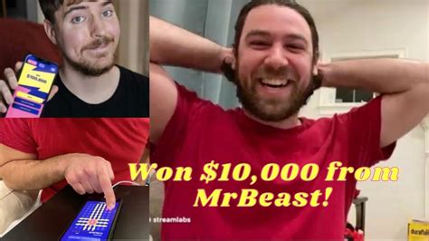 Judging from a live stream, three people are left in the running for $100k. MrBeast Finger on the App 2 | FIRST WINNER OF $10,000 ...