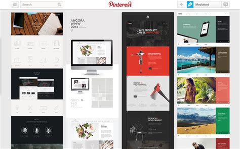 8 Best Web Design Inspiration Pinterest Boards Medialoot