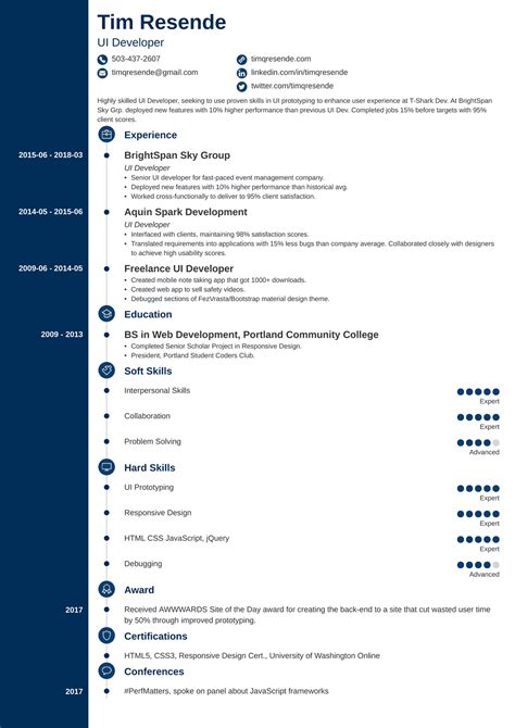 4 Uiux Resume Samples Guide With Templates And Skills