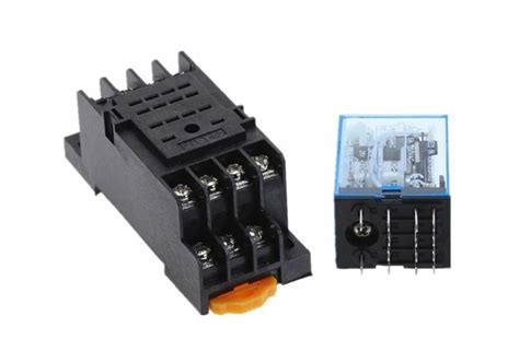 12v Dc Coil 14 Pins Power Relay My4nj 4no 4nc With Pyf14a Socket Base