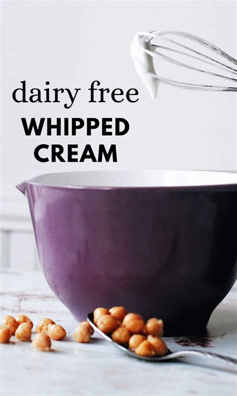 It makes them a seldom baked treat for us (we are not gluten intolerant]. Aquafaba Whipped Cream - dairy free, gluten free | Recipe | Dairy free, Dairy free whipped cream ...