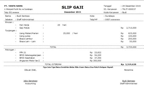 Payslip Contoh Slip Gaji Swasta Malaysian People And Culture Imagesee
