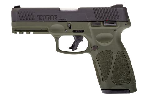 Taurus G3 9mm Striker Fired Pistol With Od Green Frame Sportsman S