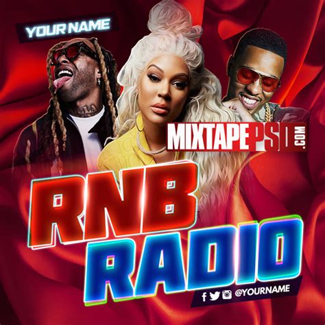 mixtape cover template rnb radio 41 graphic design mixtapepsds
