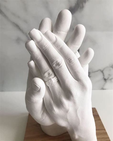 Newly Wed Casting 💕 Couple Hands Casting Kit Hand Sculpture