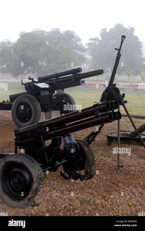 First Indochina War 1954 Old French Artillery Guns Dien Bien Phu
