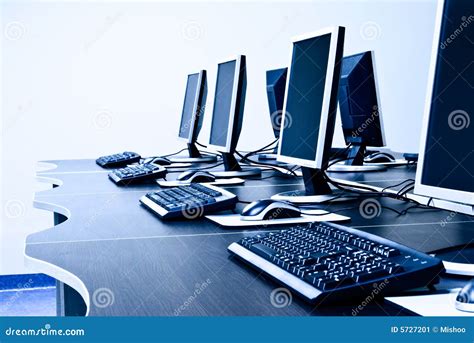 Computers Workplace Stock Image Image 5727201