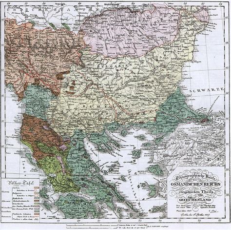 Ethnographic Map Of The Balkans 19th Cent Greek History World