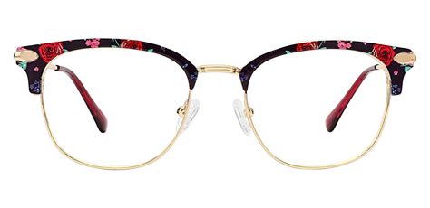 Webster Browline Prescription Glasses Floral Womens Eyeglasses Payne Glasses