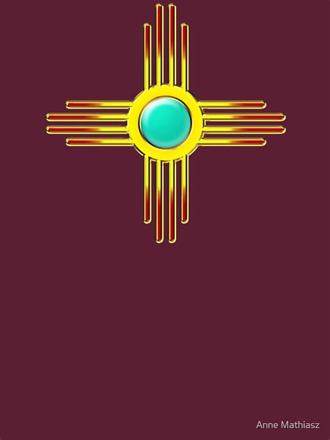Zia Sun Symbol New Mexico Flag T Shirt For Sale By Nitty Gritty