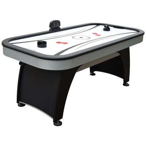 Silverstreak 6 Ft Air Hockey Table With Led Scoring Blue Wave Products