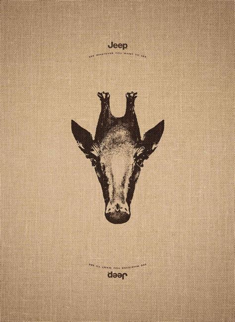Amazing Upside Down Animal Illusions Creative Ads Print Ads Optical