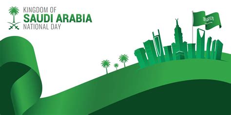 Saudi Arabia National Day Celebration Banner 2959801 Vector Art At Vecteezy