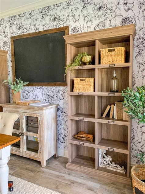 We've gathered more than 5 million images uploaded by our users and sorted them by the most popular ones. A Modern Farmhouse Office with Removable Wallpaper - Life ...