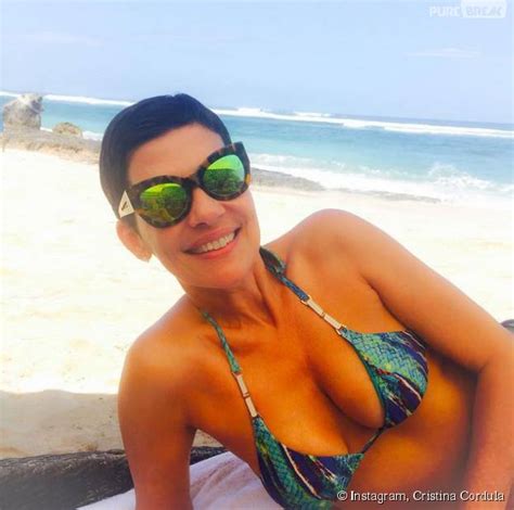 Cristina Cordula En Bikini Sur Instagram Une Mannequin Toujours Aussi
