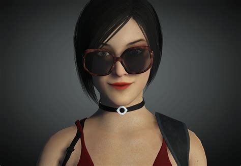 3d Model Ada Wong From Resident Evil Vr Ar Low Poly Rigged Animated
