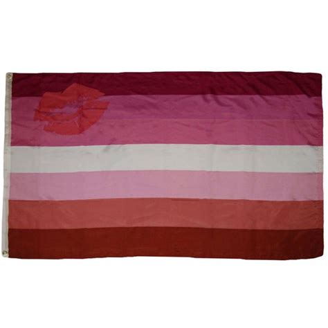 Lipstick Lesbian Pride Flag 3x5ft With Grommets Lgbtqia Lesbian Pride 100d R1
