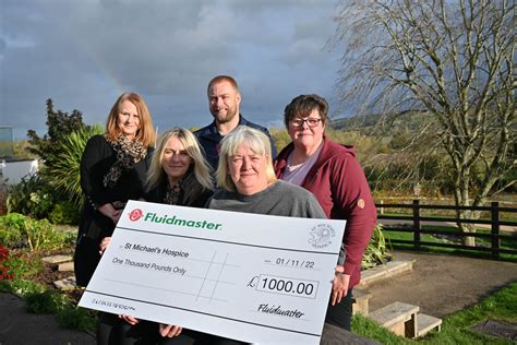 St Michaels Hospice Fluidmaster Continues St Michaels Support With