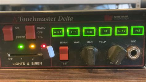 Federal Signal Unitrol Touchmaster Delta Siren Full Tone Demo Youtube