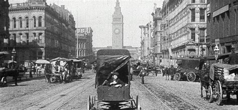 The quake ruptured the san andreas fault to the north and south of the city, for a total of 296 miles, and could be felt from southern oregon to los angeles the night before the 1906 earthquake, renowned italian tenor enrico caruso performed in san francisco. Footage of San Francisco After 1906 Quake Found at Flea ...