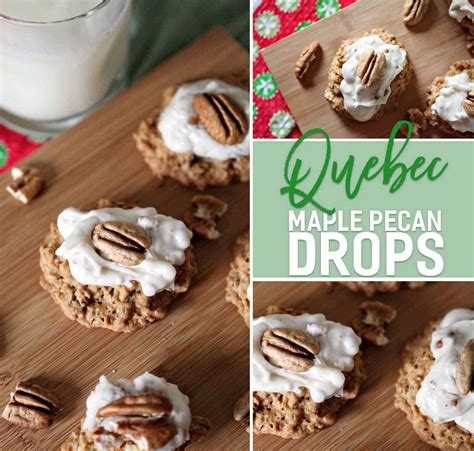 Quebec Maple Pecan Drop Cookies Recipe Maple Pecan Drop Cookies