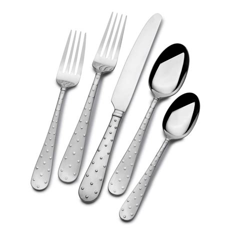 flatware everyday towle visit overstock pointelle deals sets shopping piece