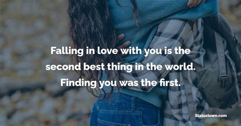 Falling In Love With You Is The Second Best Thing In The World Finding