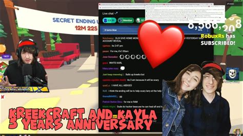 Kreekcraft And Kaylas Kreekcrafts Girlfriends 5 Year Anniversary
