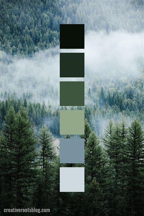 Muted Forest Green Color Palette Idea Artofit