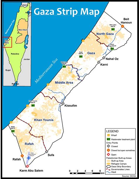 Merry christmas from gaza strip! The map of the Gaza Strip. | Download Scientific Diagram