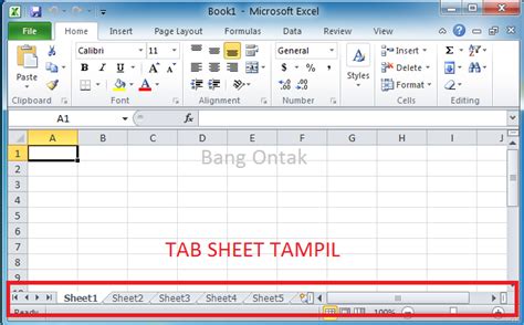Cara Menampilkan Tab Worksheet Di Microsoft Excel Hot Sex Picture