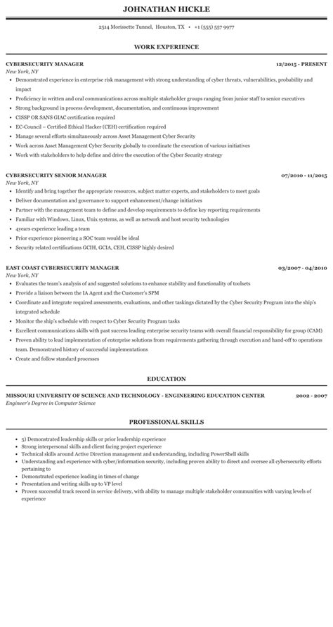 Cyber security skills examples from real resumes. Cyber Security Resume Keywords : How To Create An Awesome ...