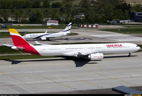 Ec Jcy Iberia Airbus A340 600 At Zurich Photo Id 1053584 Airplane