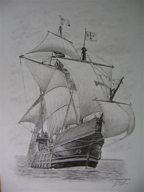 Barcos Veleros A Lápiz Pirate Ship Drawing Ship Art Boat Drawing