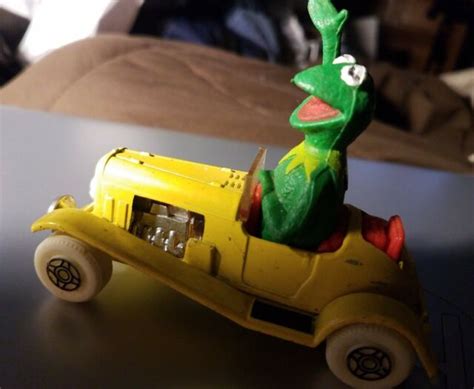 The Muppets Kermit The Frog Corgi Car 1979 Vintage With Figure Nice Ebay