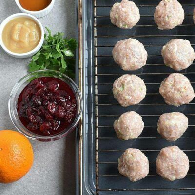 Apple Cranberry Turkey Meatballs Recipe Cook Me Recipes