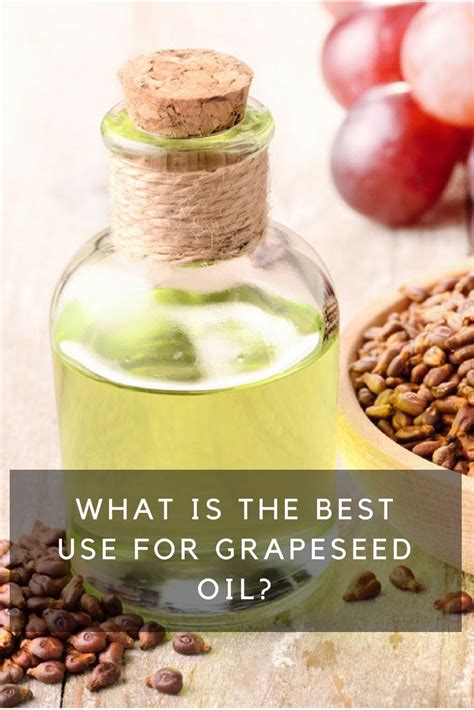 Grapeseed oil has been determined through research a product that contains natural conditioning agents. Grapeseed Oil Benefits & Uses - For Hair, Skin, & Cooking ...