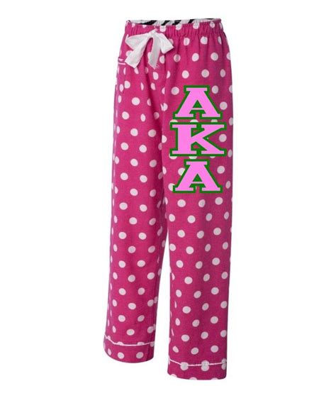 Aka Pajama Pants Alpha Kappa Alpha Pajamas Fraternity Apparel Greek