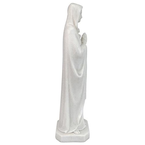 Virgin Mary Bonded Marble Resin Statue Large Qs284214 Design Toscano