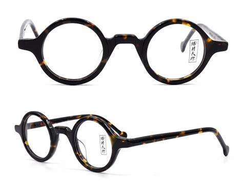 38mm Small Round Vintage Eyeglass Frames Acetate Rx Able Spectacles Glasses Ebay Vintage