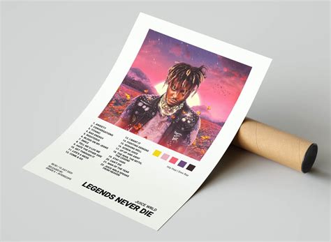 Juice Wrld Legends Never Die Album Cover Poster Architeg Prints