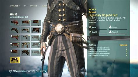 Ac Unity Custom Classes Assassin S Creed Unity Weapon Loadout