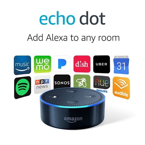 Echo Dot 2nd Generation Smart Speaker With Alexa Black Friday And