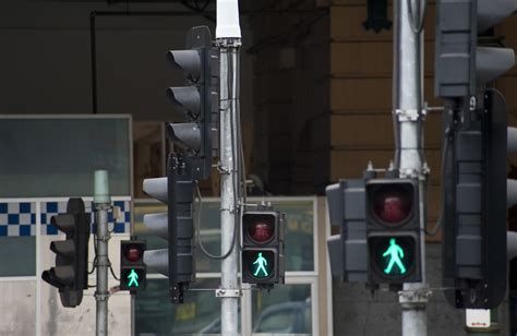 Free Stock Photo 17395 Traffic Lights With Green Pedestrian Man
