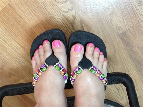 Hot Pink Gel Toes Gel Toes Carroll Flop Hot Pink Nails Women